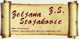 Željana Stojaković vizit kartica